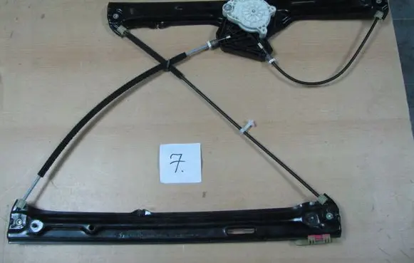 BMW X5 F15 Rear door window regulator with motor 7322747 7283491