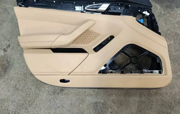 Front door card panel trim