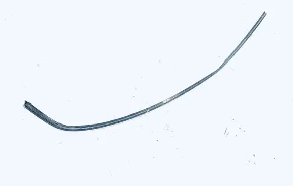 Front door glass trim molding