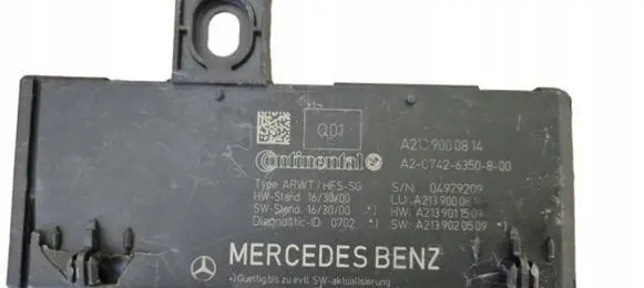 Mercedes-Benz E AMG W213 Tailgate/trunk control unit/module A2139000814