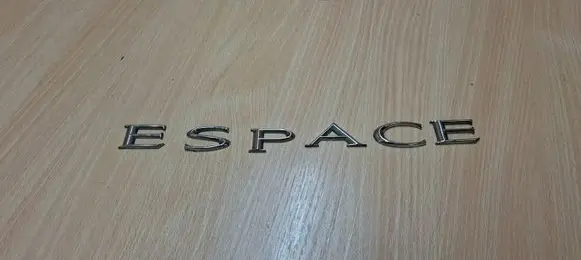 Renault Espace IV Manufacturers badge/model letters 7701207770
