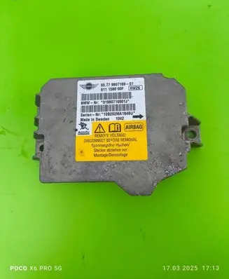 Mini One - Cooper Coupe R56 Airbag control unit/module 31980716901J 611158000F 9807169