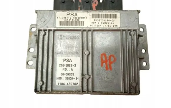 Citroen Berlingo Engine control unit/module 9637706280