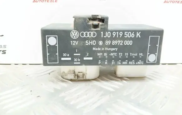 Coolant fan relay