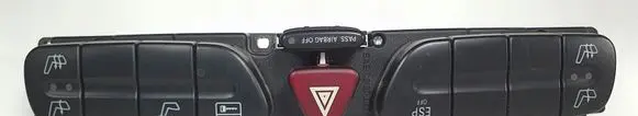 Mercedes-Benz C W203 Hazard light switch 2038216479