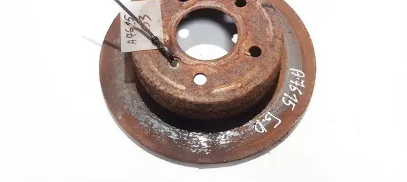 Mercedes-Benz Vaneo W414 Rear brake disc neventiliuojamas