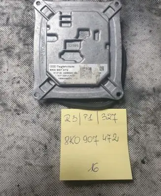 Audi A4 S4 B8 8K LED ballast control module 8K0907472