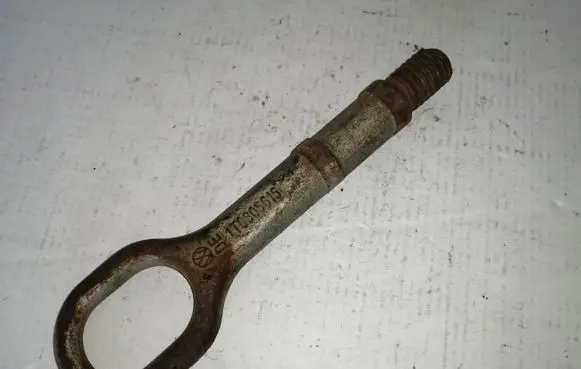 Towing hook eye