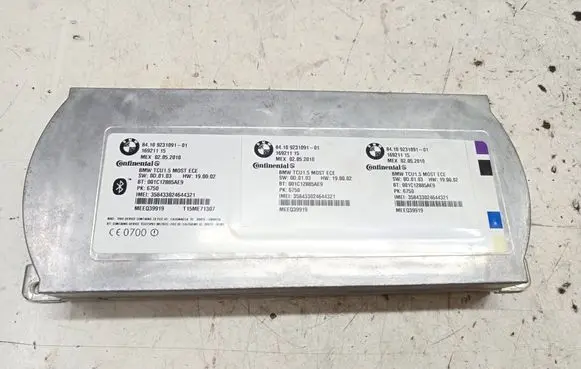 BMW X6 E71 Bluetooth control unit module 9231091 16921115 001C12885AE9