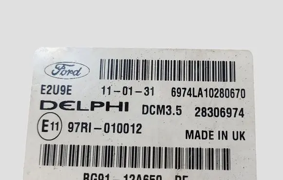 Ford Galaxy Engine control unit/module 2G9112A650PF BG9112A650PF