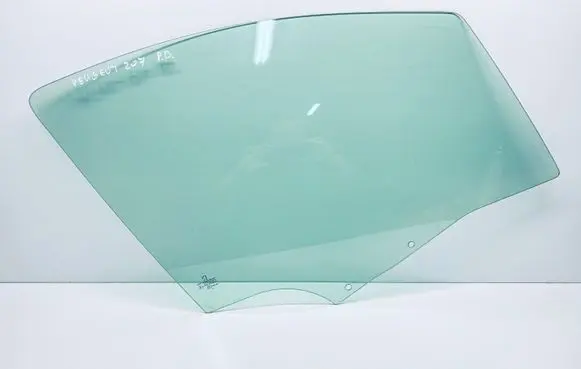 Peugeot 207 Front door window glass four-door 9202H3