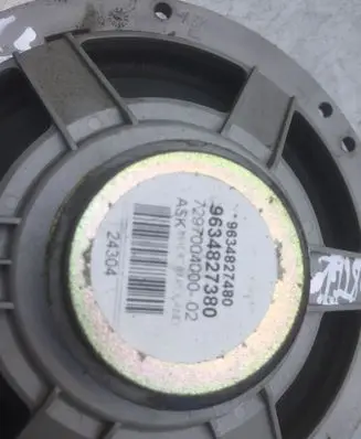 Citroen C5 Rear door speaker 9634827480 9634827380 729700400002