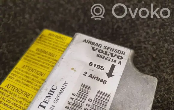 Volvo S70 V70 V70 XC Airbag control unit/module 8622314A