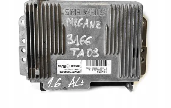 Renault Megane I Engine control unit/module 7700860319