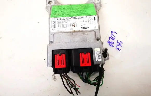 Ford Focus Airbag control unit/module ys4t14b056ba 0285001396