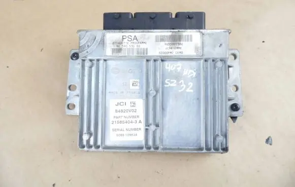 Peugeot 407 Engine control unit/module 9655997380 9659053080 S2000PM2