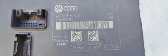Audi A6 C7 Trunk lid opening control unit 4G8959760