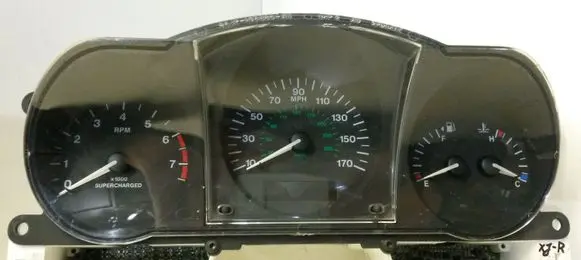 Jaguar XJ X308 Speedometer (instrument cluster) LNC4300DC MPH