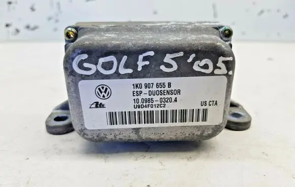 Volkswagen Golf V ESP acceleration yaw rate sensor 1K0907655B