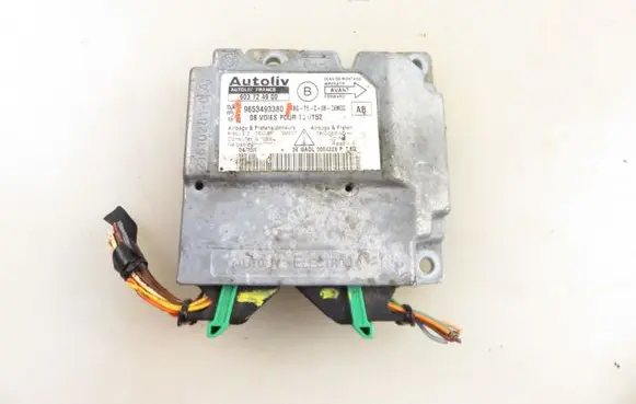 Peugeot 307 Airbag control unit/module 9653493380