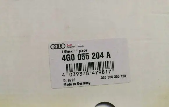 Audi A6 S6 C8 4K Tow bar set 4G0055204A 4H0907383C