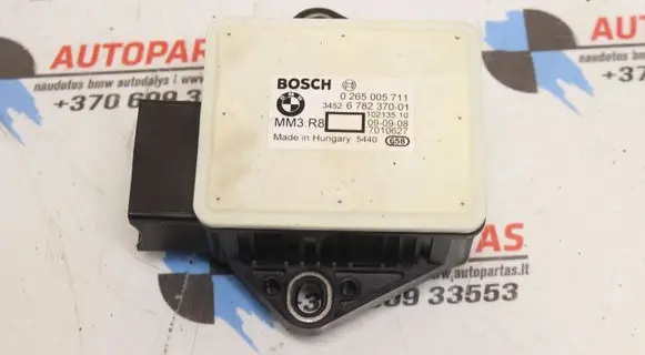 BMW 5 E60 E61 ESP acceleration yaw rate sensor 6782370 0265005711