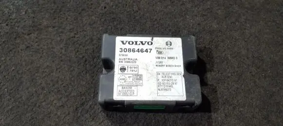 Volvo S40, V40 Alarm control unit/module 30864647 SW30862223