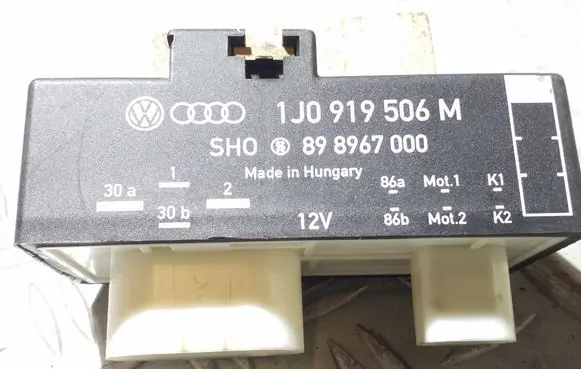 Skoda Roomster (5J) Fan control module 1J0919506M 89896700