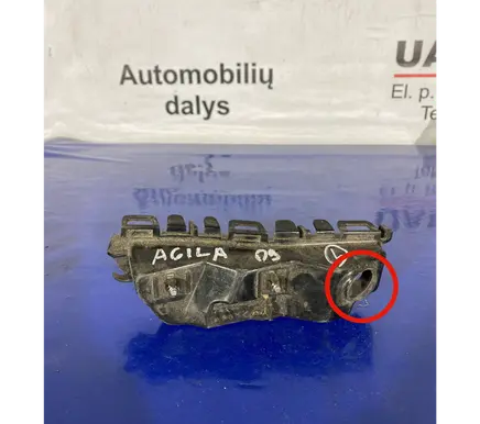 Opel Agila B Front bumper mounting bracket 7173252K0
