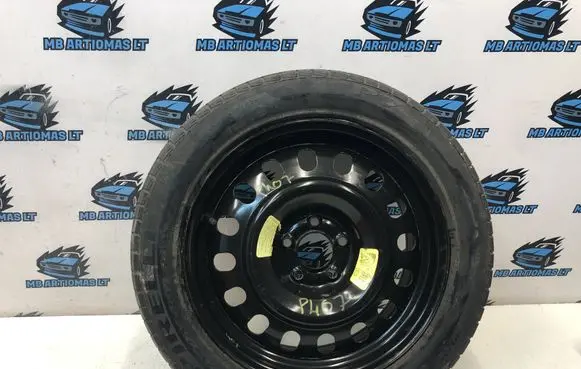 Peugeot 407 R17 spare wheel