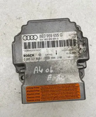 Audi A4 S4 B7 8E 8H Airbag control unit/module 8E0959655G 0285001668