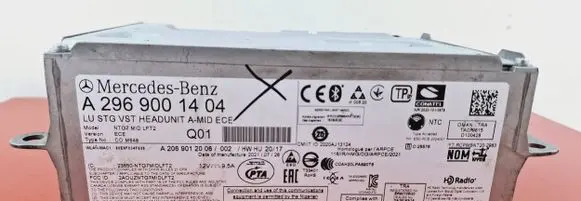 Mercedes-Benz EQS X296 Navigation unit CD/DVD player A2969001404