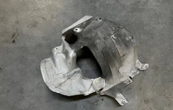 Porsche Panamera (970) Exhaust heat shield 97050455705