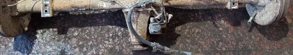 Toyota Hilux (AN10, AN20, AN30) Rear axle beam with reductor 