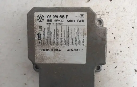 Volkswagen Sharan Airbag control unit/module 1c0909605f