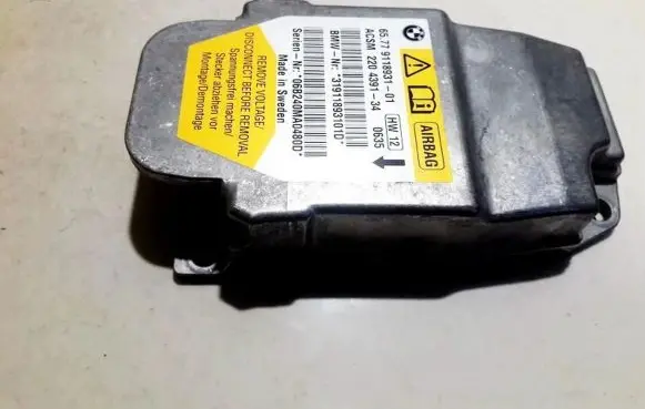 BMW 5 E60 E61 Airbag control unit/module 6577911893101 2204391-34