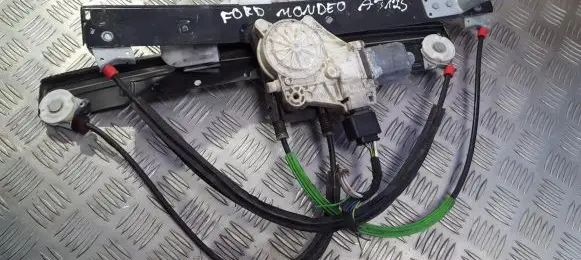 Sliding door window regulator with motor