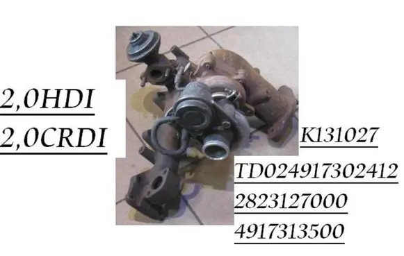 Hyundai Trajet Turbo 2823127000 TD024917302412