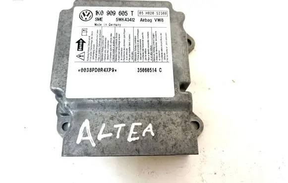 Seat Altea Airbag control unit/module 1K0909605T 5WK43412