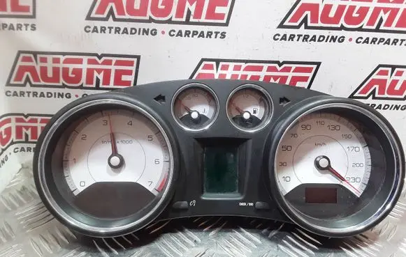 Peugeot 308 Speedometer (instrument cluster) 9665107580 0114800310