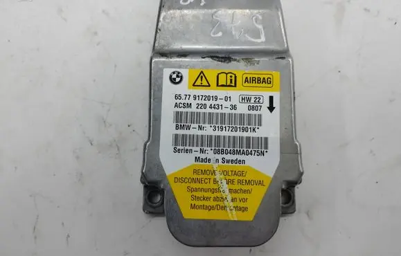 BMW 5 E60 E61 Airbag control unit/module 220443136 9172019 31917201901K