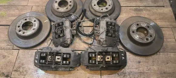 Porsche Cayenne (9PA) Brake discs and calipers set 17ZR 17ZL