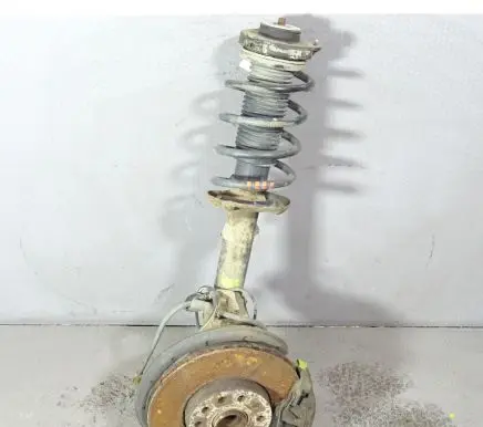 Front shock absorber with coil spring