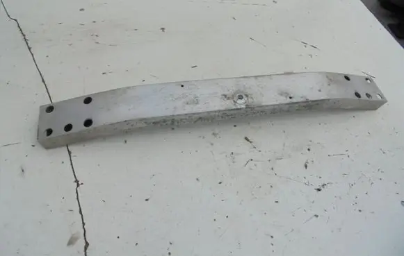 Front bumper support beam