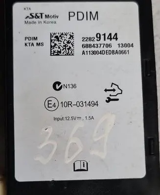 Opel Astra J Bluetooth control unit module 22829144 10R031494 688437706
