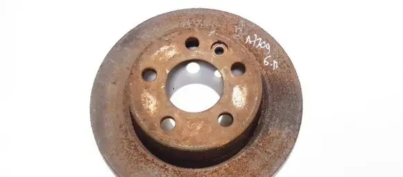 Volkswagen Sharan Rear brake disc neventiliuojamas