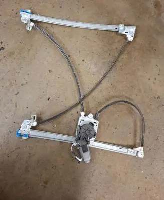 Front door window regulator with motor