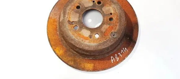 Honda CR-V Rear brake disc neventiliuojamas