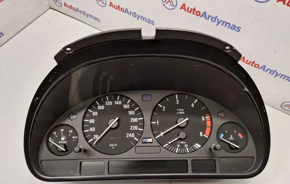 BMW 5 E39 Speedometer (instrument cluster) 62118378984 62118370083