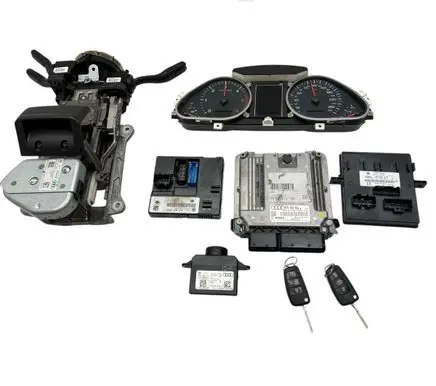 Audi A6 Allroad C6 Engine ECU kit and lock set 4F9910401L 4F99140L 4F0907401C